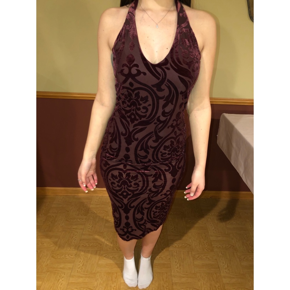 mid length evening dress
